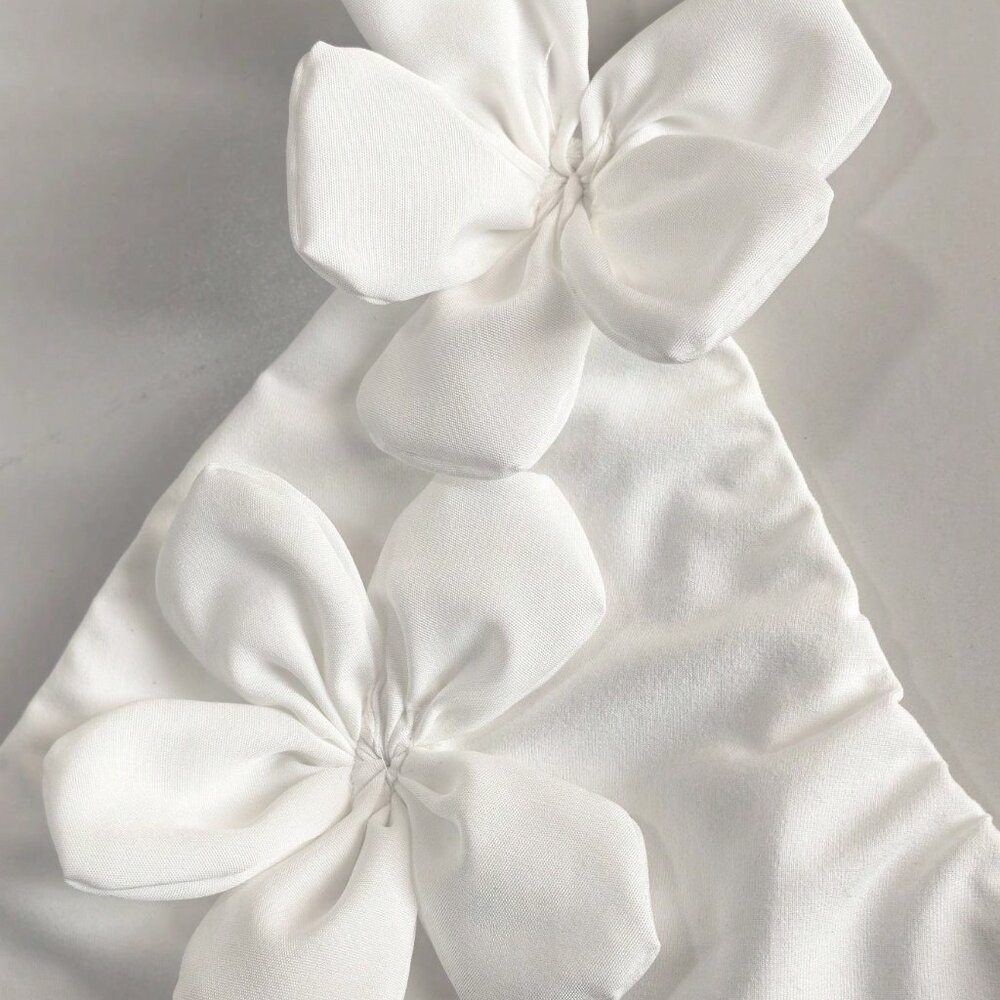 White Casual Women's Sexy Floral Strap Dress - Picture 3 of 5